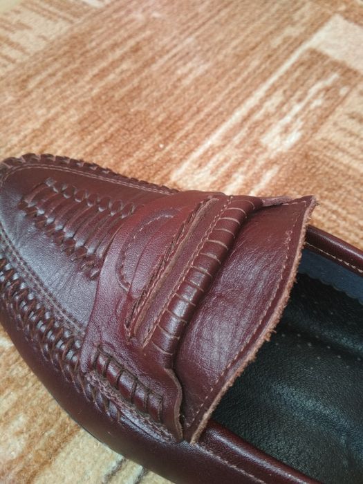 Мужские кожаные  туфли Италия