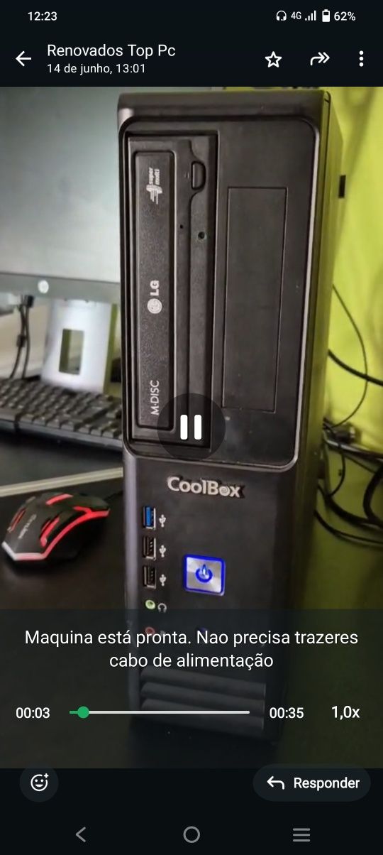 Vendo pc torre roda fortnite