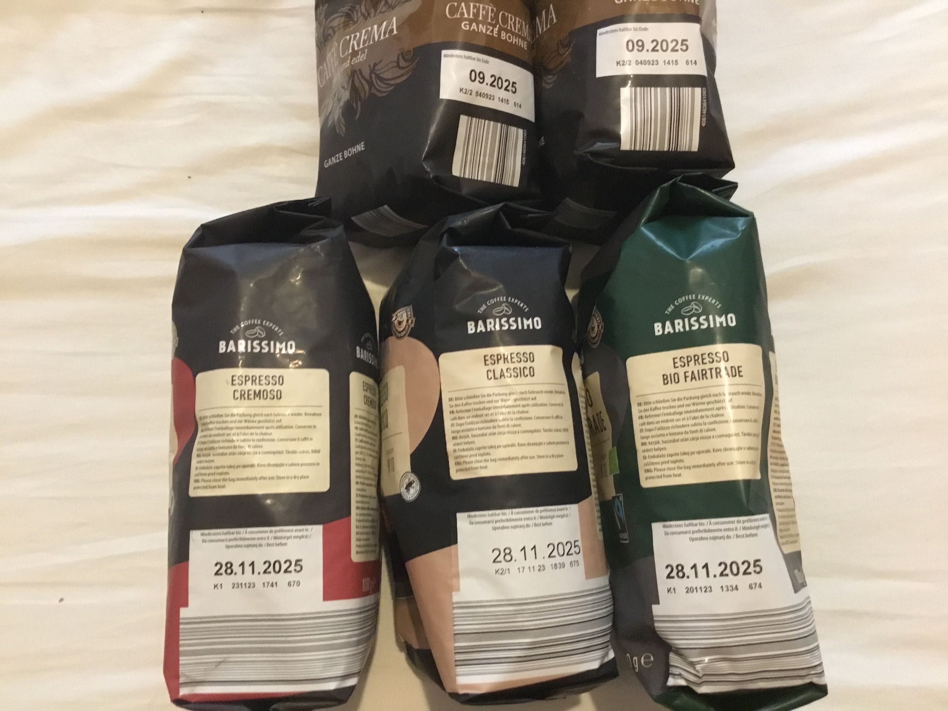 Кофе в зернах  Германия Италия 1 пачка кг 600 гр