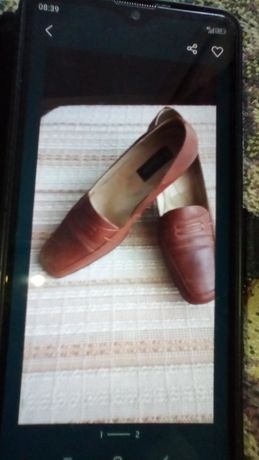 Туфли женские коричневые