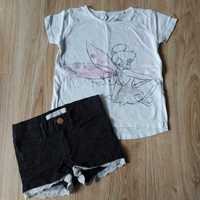 64->  zestaw lato t-shirt RESWRVED koszulka szorty H&M r98/104 2-4Y