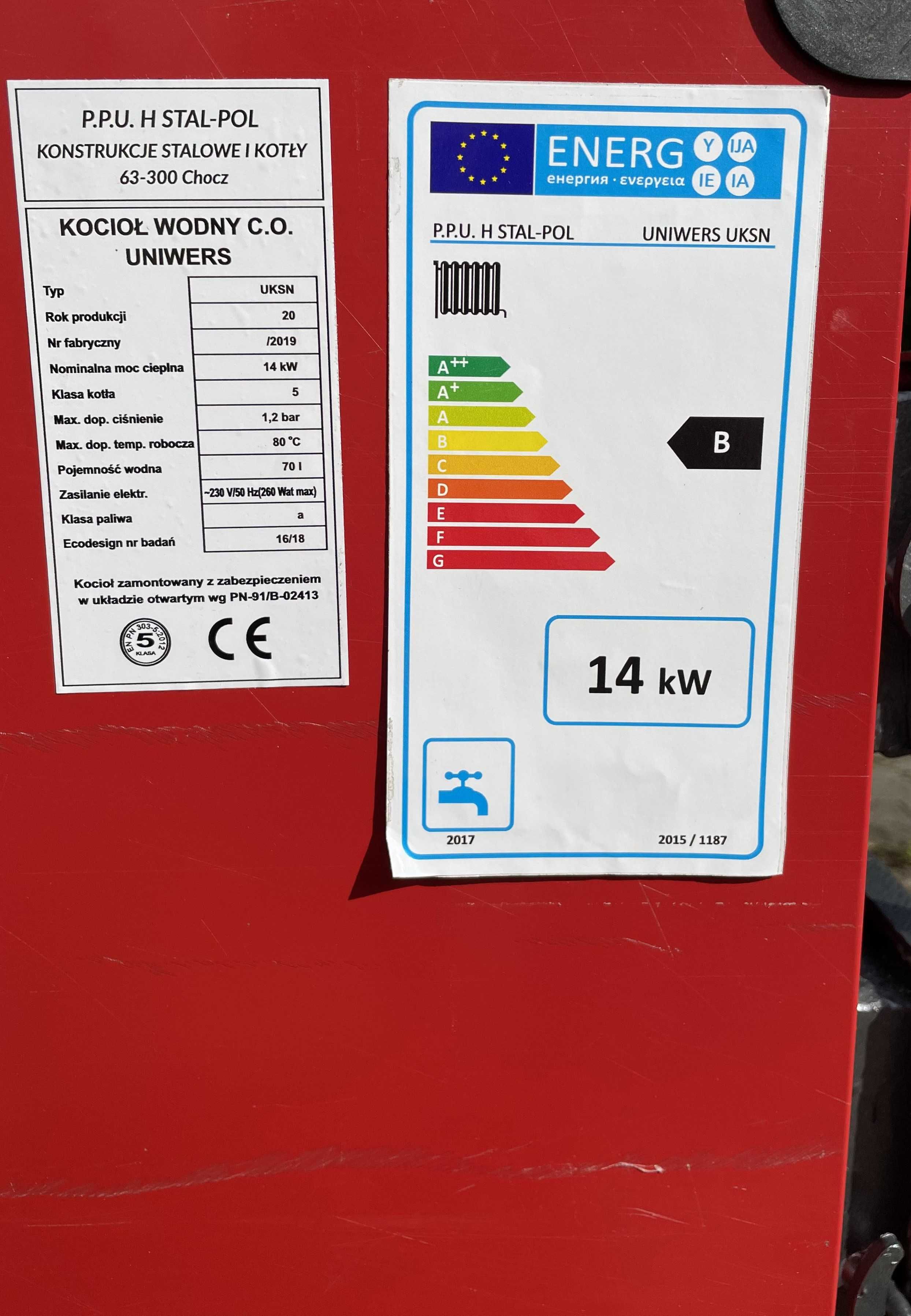 PIEC 14KW na DREWNO WEGIEL do 110m2 piec kotły piece GRATIS!