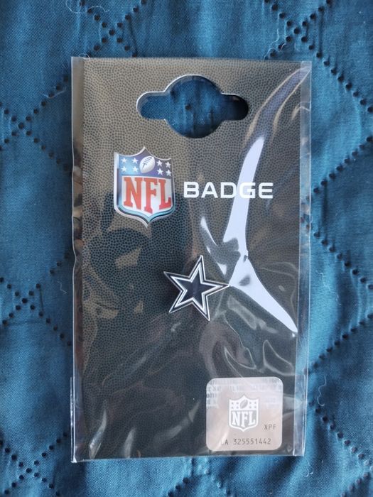 Coleção 9 pins badge NFL - futebol americano - raiders - cowboys