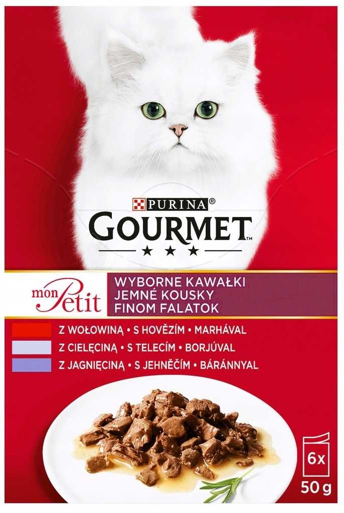 Mokra karma Kolekcja Gourmet Mon Petit Rozkoszne Doznania dla kota