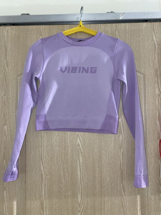 спортивний лавандовий топ tally weijl