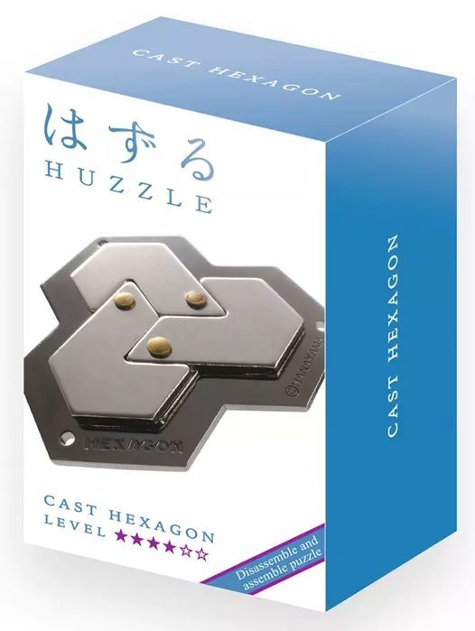 Łamigłówka Huzzle Cast Hexagon poziom 4/6. EUREKA bv. Nowy Produkt