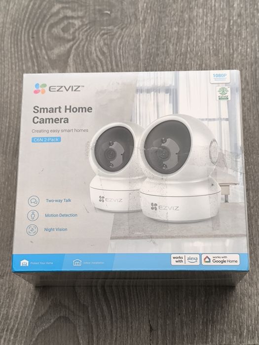 Відіокамера Ezviz C6N (2-Pack) с режимом день/ночь с  Wi-Fi.