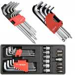 YATO WKŁAD SZUFLADY SZAFKI WÓZKA KLUCZE HEX TORX NASADKI 31CZĘŚCI YT-55451