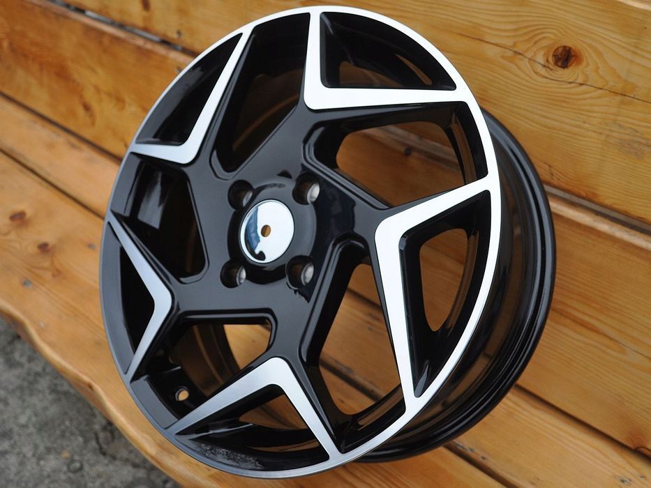 Czarne felgi R17 4x108 Ford Fiesta V VI VII 5 6 7 Ka Ka+ 7J ET40