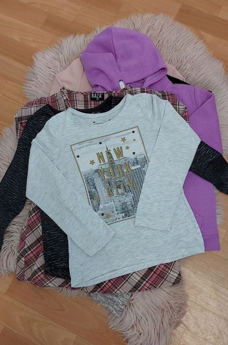 Тёплые вещи на девочку 116 см