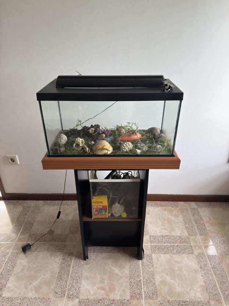 Aquario Grande  + Armario + Aquario Pequeno