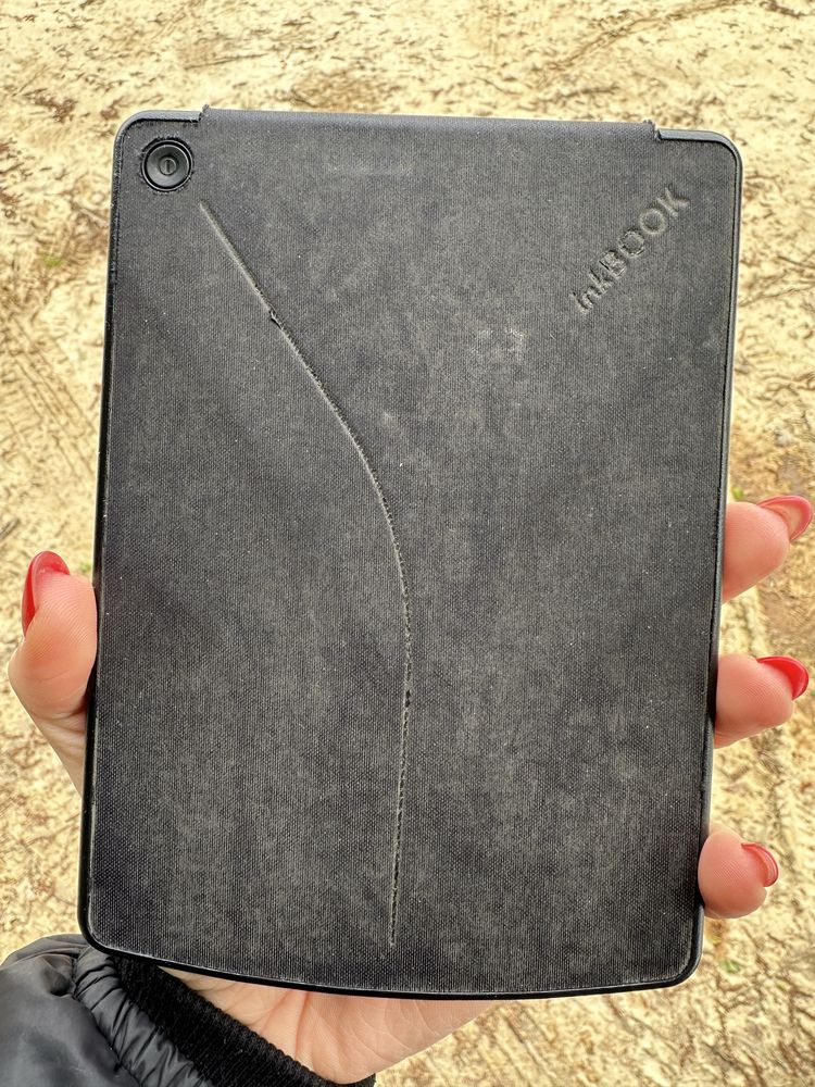 Czytnik inkbook calypso plus różowy zadbany etui