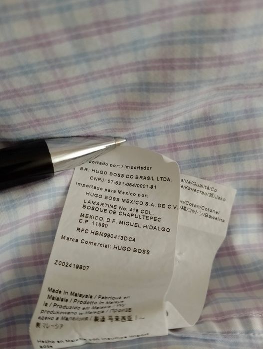 Koszula męska długi rękaw Hugo Boss