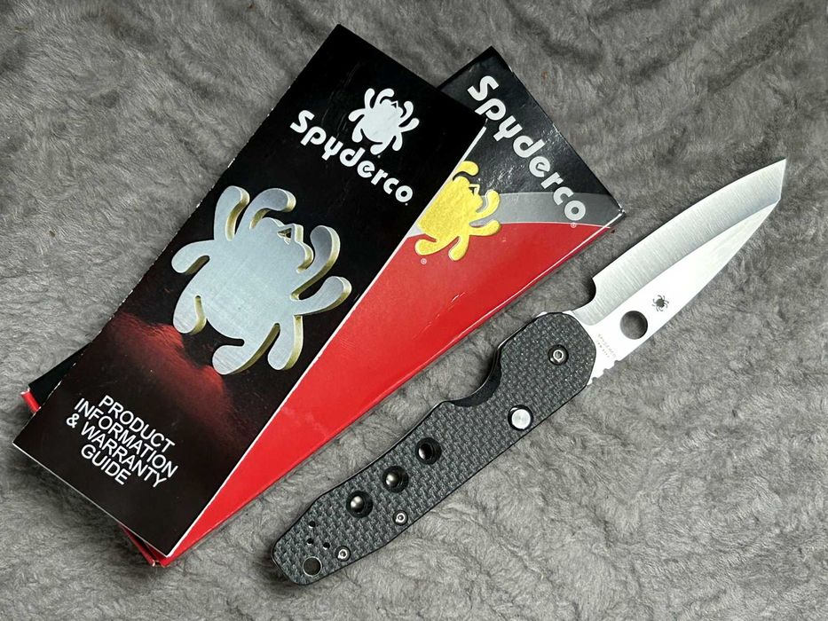 Nóż Spyderco Smock CPM S30V, Carbon/G-10 - C240CFP - NÓWKA