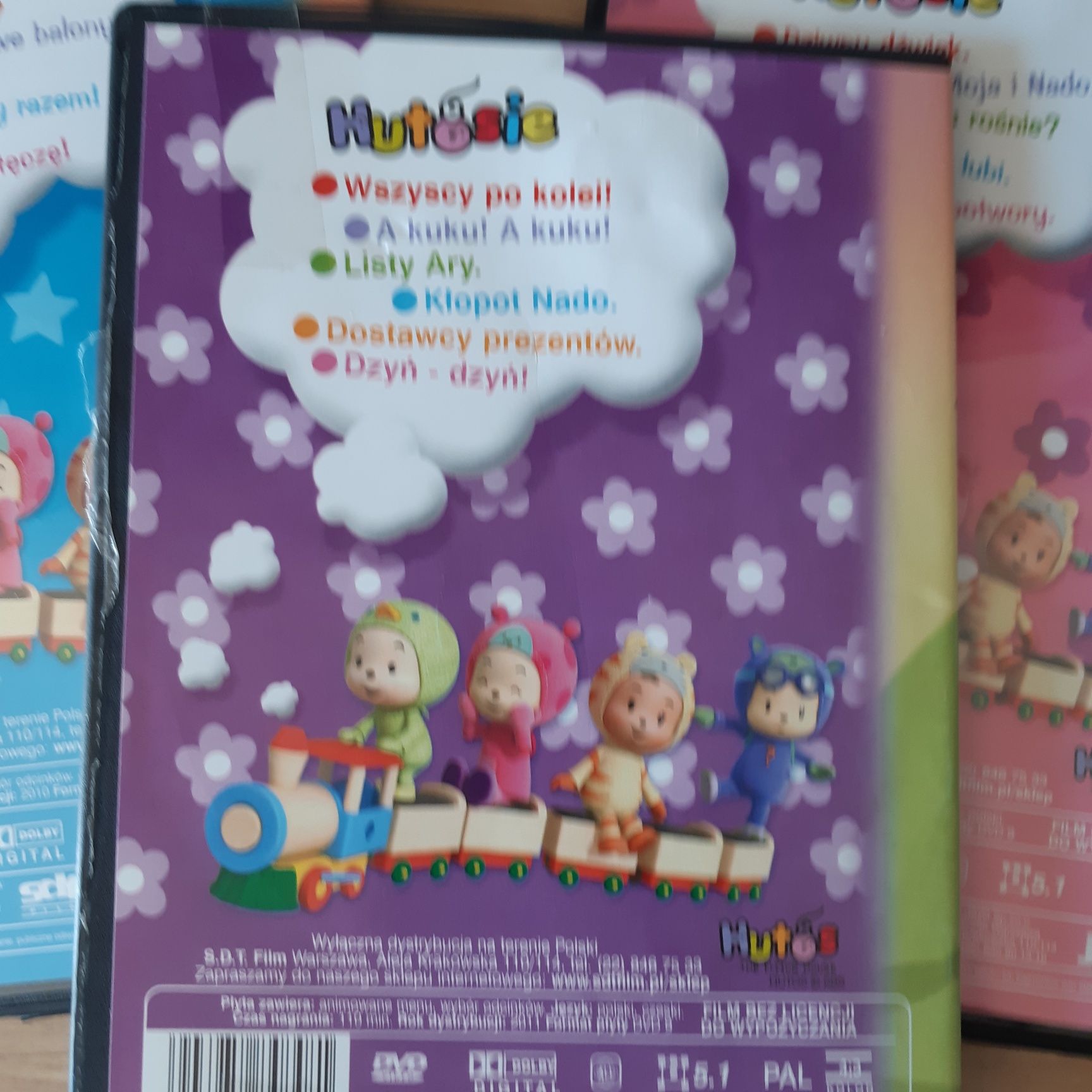 Bajki dla dzieci DVD x 3 Hutosie zestaw