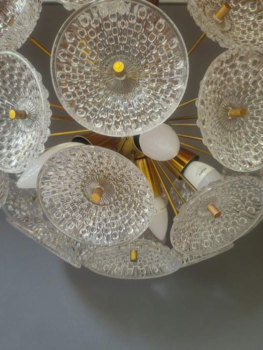 Zyrandol krysztalowy  Sputnik Vintage