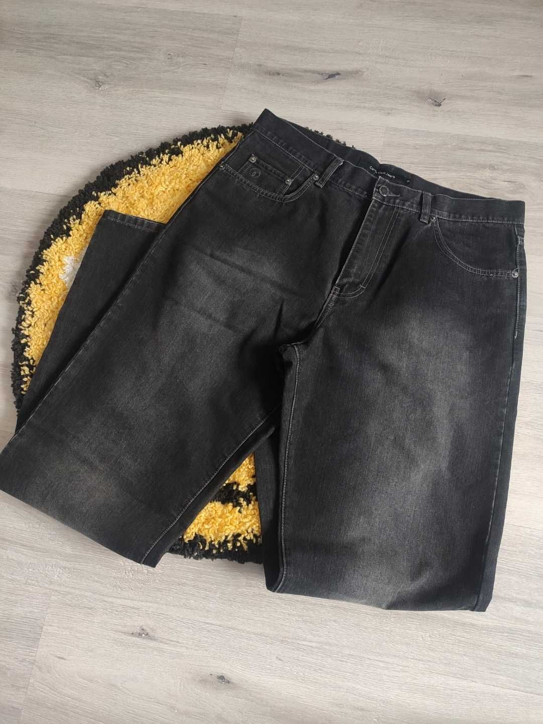 Чорні класичні базові стильні чоловічі джинси Calvin Klein