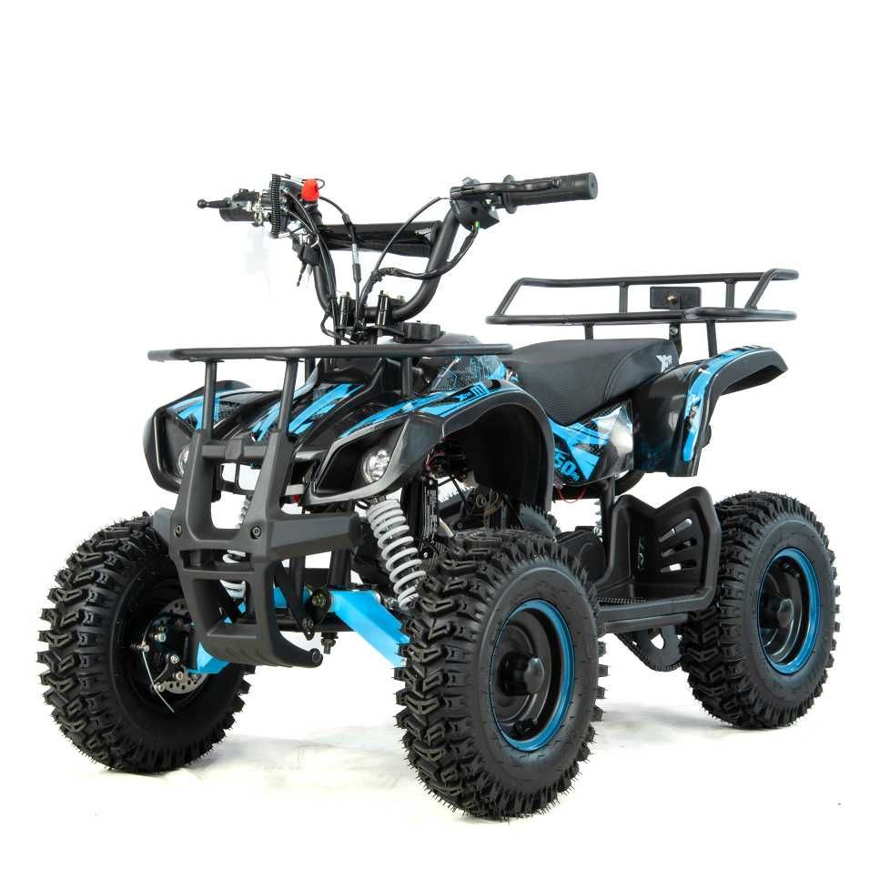 Terenowy mini quad kład 49 50 cc ledy rozrusznik spalinowy koła 6 cali