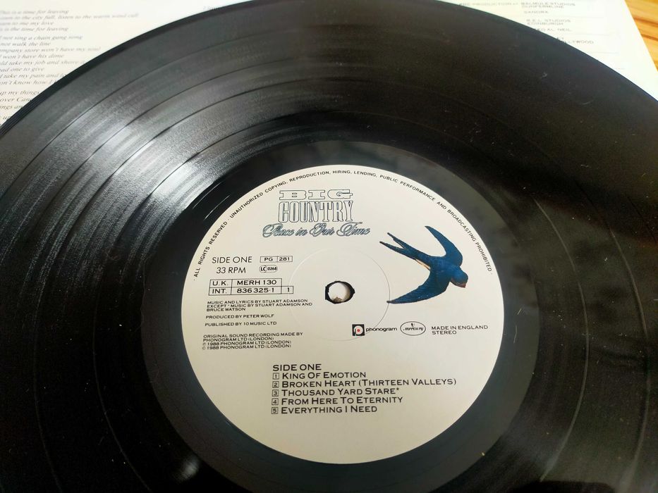 Big Country - Peace In Our Time. Winyl