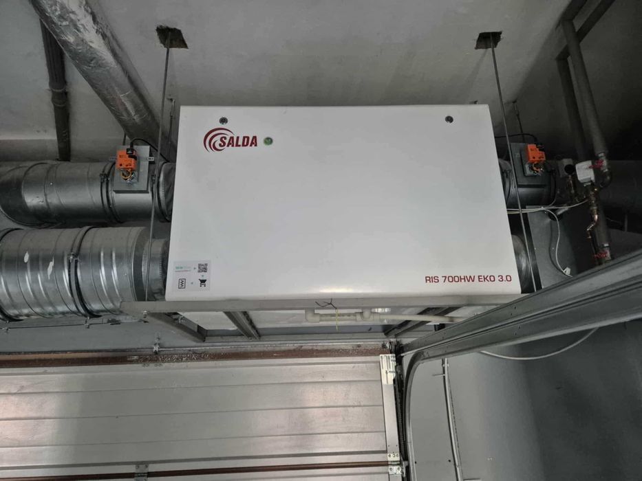 Rekuperator SALDA RIS 700 HW EKO 3.0 z osprzętem