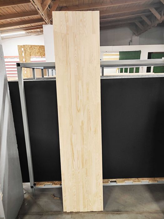 Blat sosnowy klejony na mikrowczep – 19x440x2080 mm – 90 zł brutto