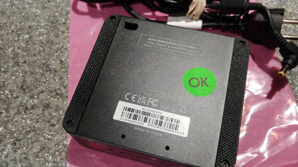 Потужний ігровий міні ПК Beelink SER Ryzen 5560U 16GB RAM 256GB