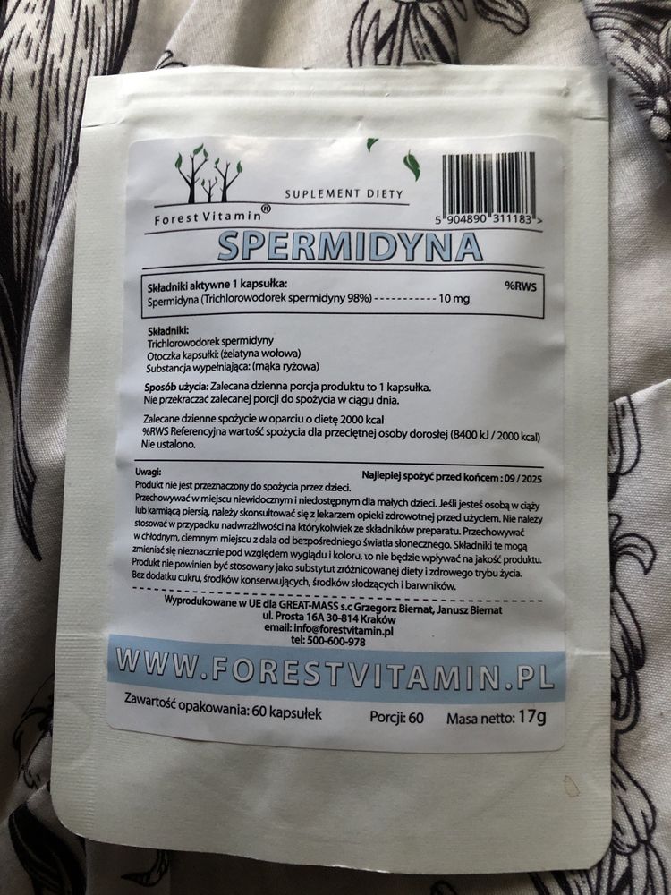 Spermidyna suplement 60sztuk