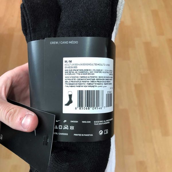 Комплект‼️Носки Шкарпетки Nike Value Crew Jordan (S - XL) (SX4508-965)