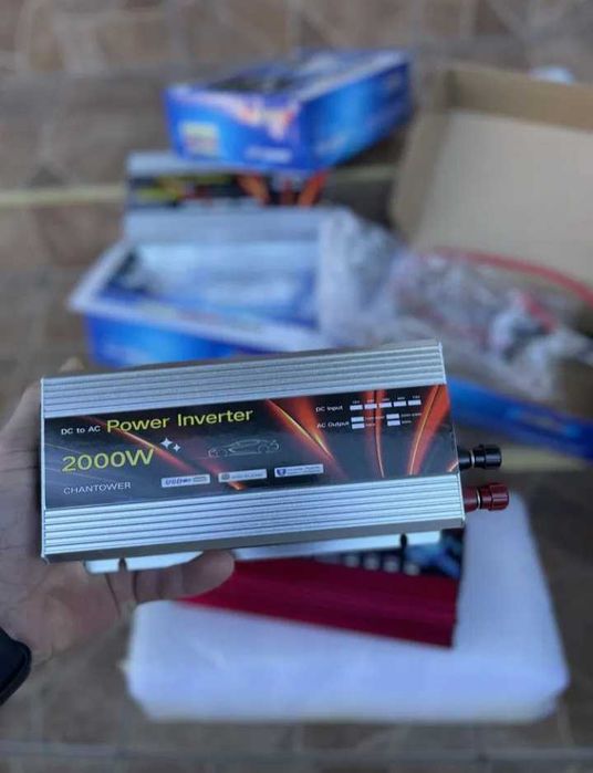 Инвертор 12/220 v 2000w Перетворювач напруги Інвертор