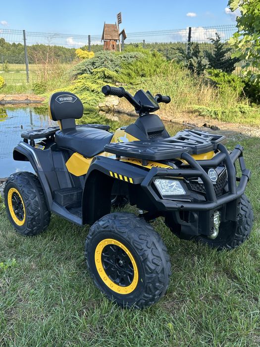Quad na akumulator XT-SPEED 4X4 24 Mocny 4x80Watt Żółty powystawowy