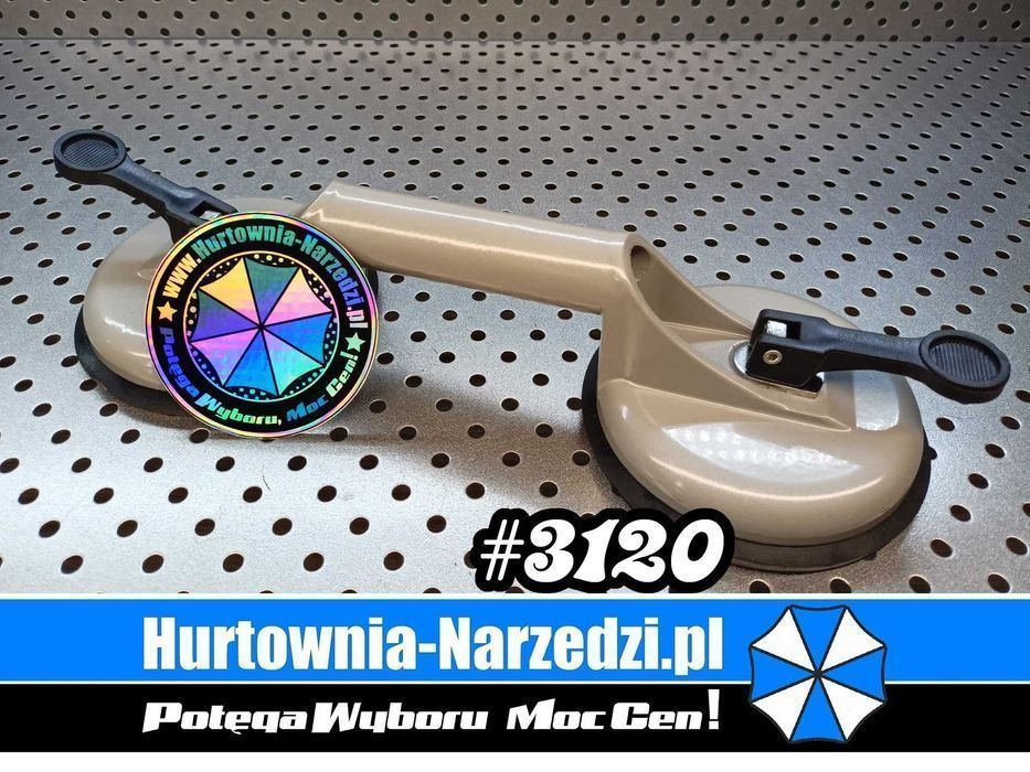 Przyssawka do szyb 100kg 2x120mm przyssawka do blachy do paneli