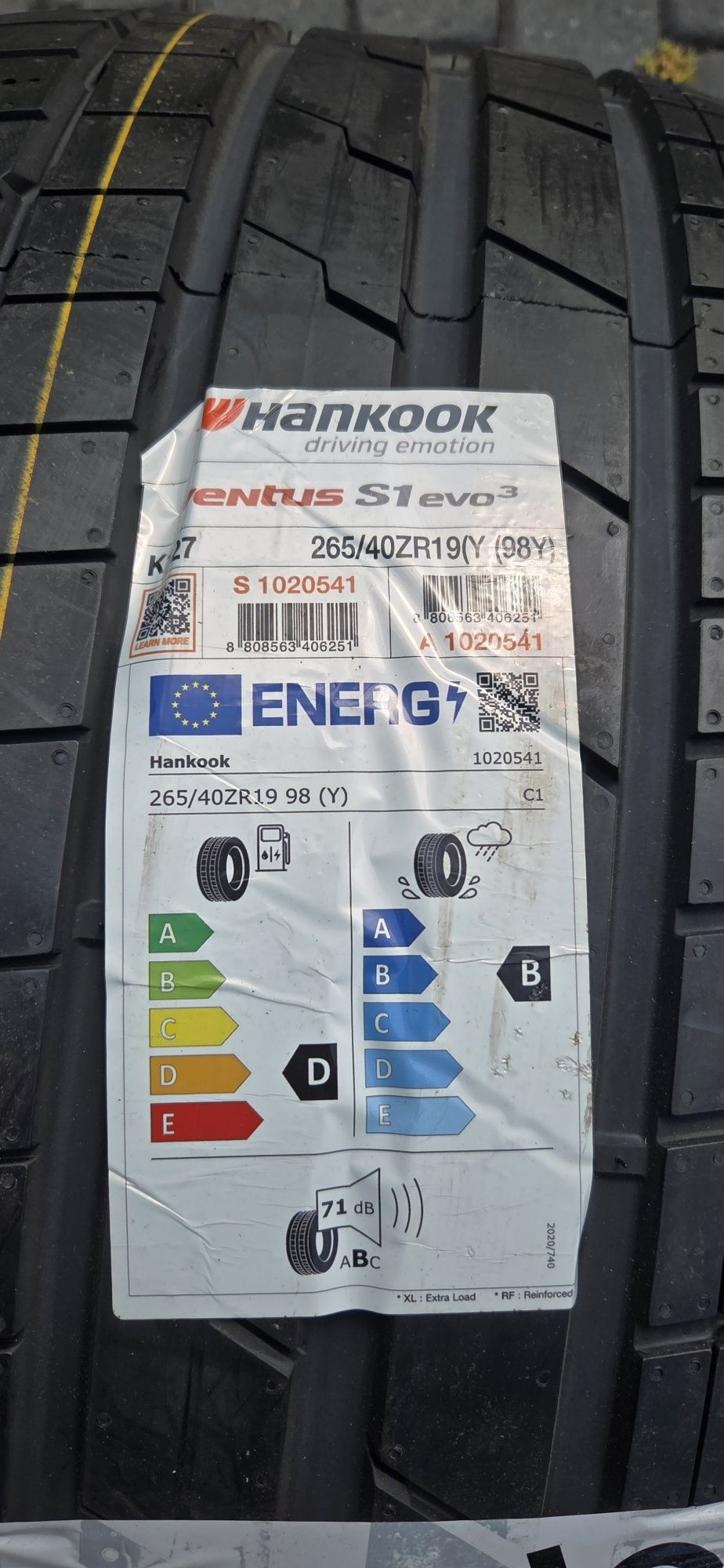 Hankook 2022r. opona nowa 265/40 19