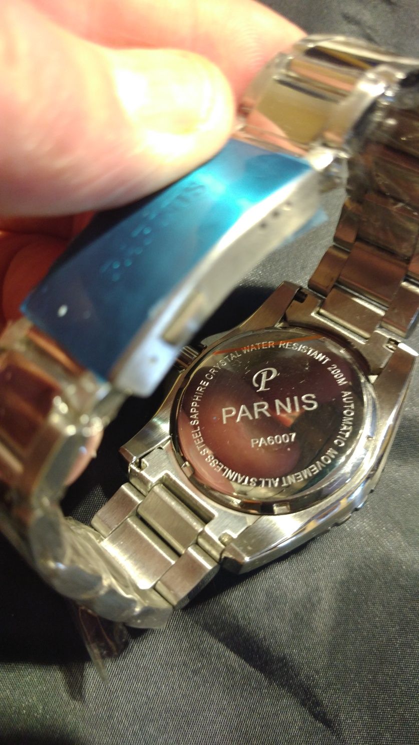 zegarek Parnis PA6007 diver nurek szafirowe szkiełko wr 200
