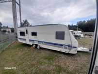 Przyczepa kempingow Hobby 650 rok 2005 ,trzy sypialniowa,przedsionek