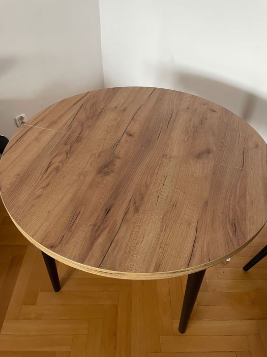 Blat stołu rozkładanego 100cm średnicy