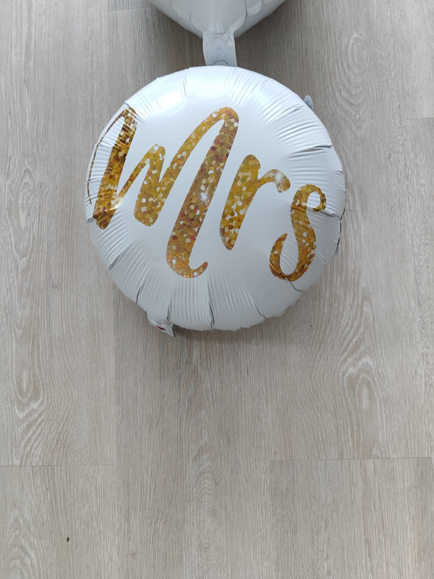 Balony ślubne dekoracja Mrs & Mr love miłość wesele boho serce weeding