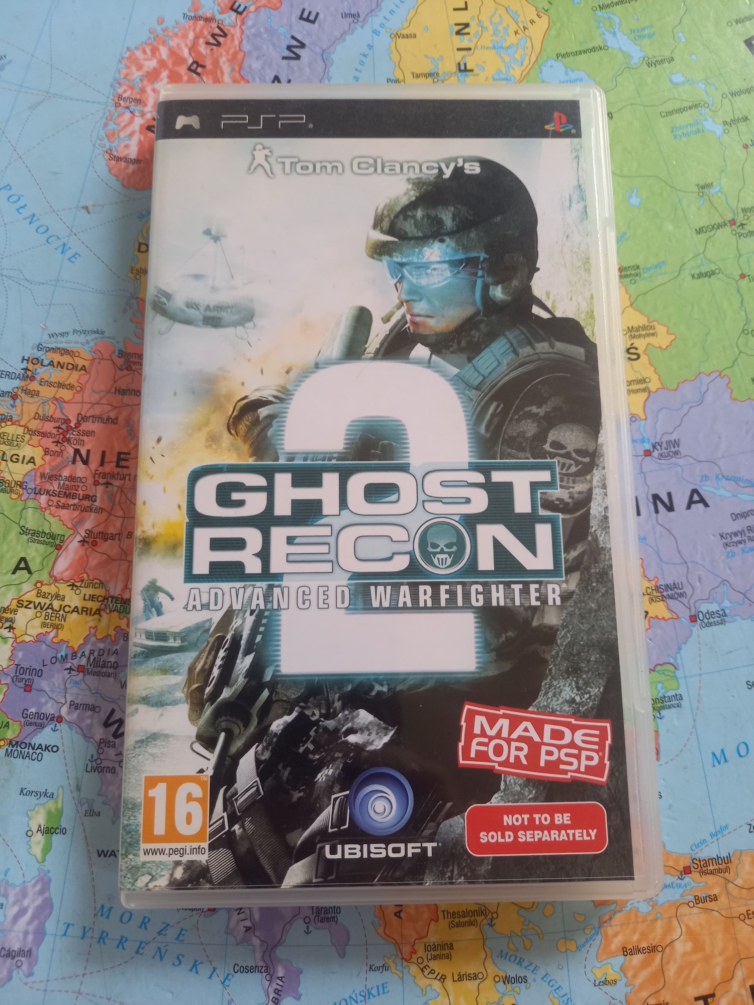 Gra Sony psp tom clancy's ghost recon advanced warfighter 2