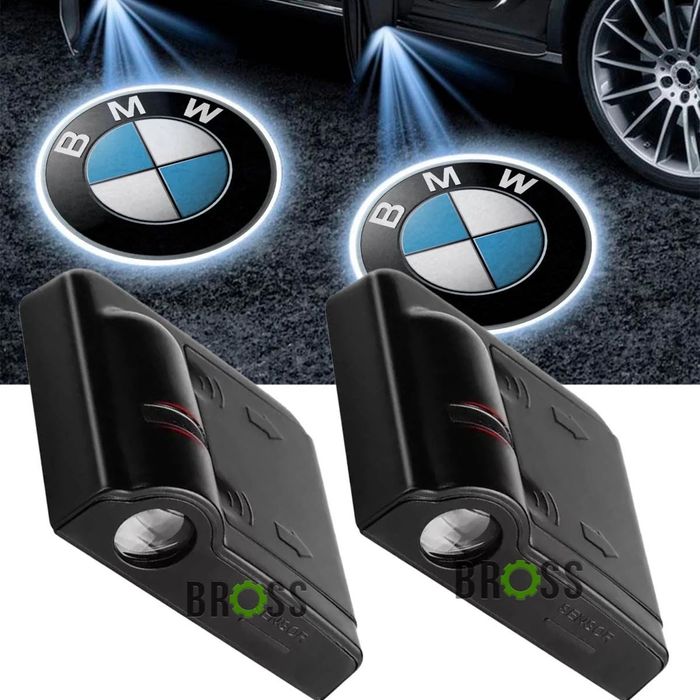 LED проекция подсветка лого для дверей BMW универсальный комплект 2шт