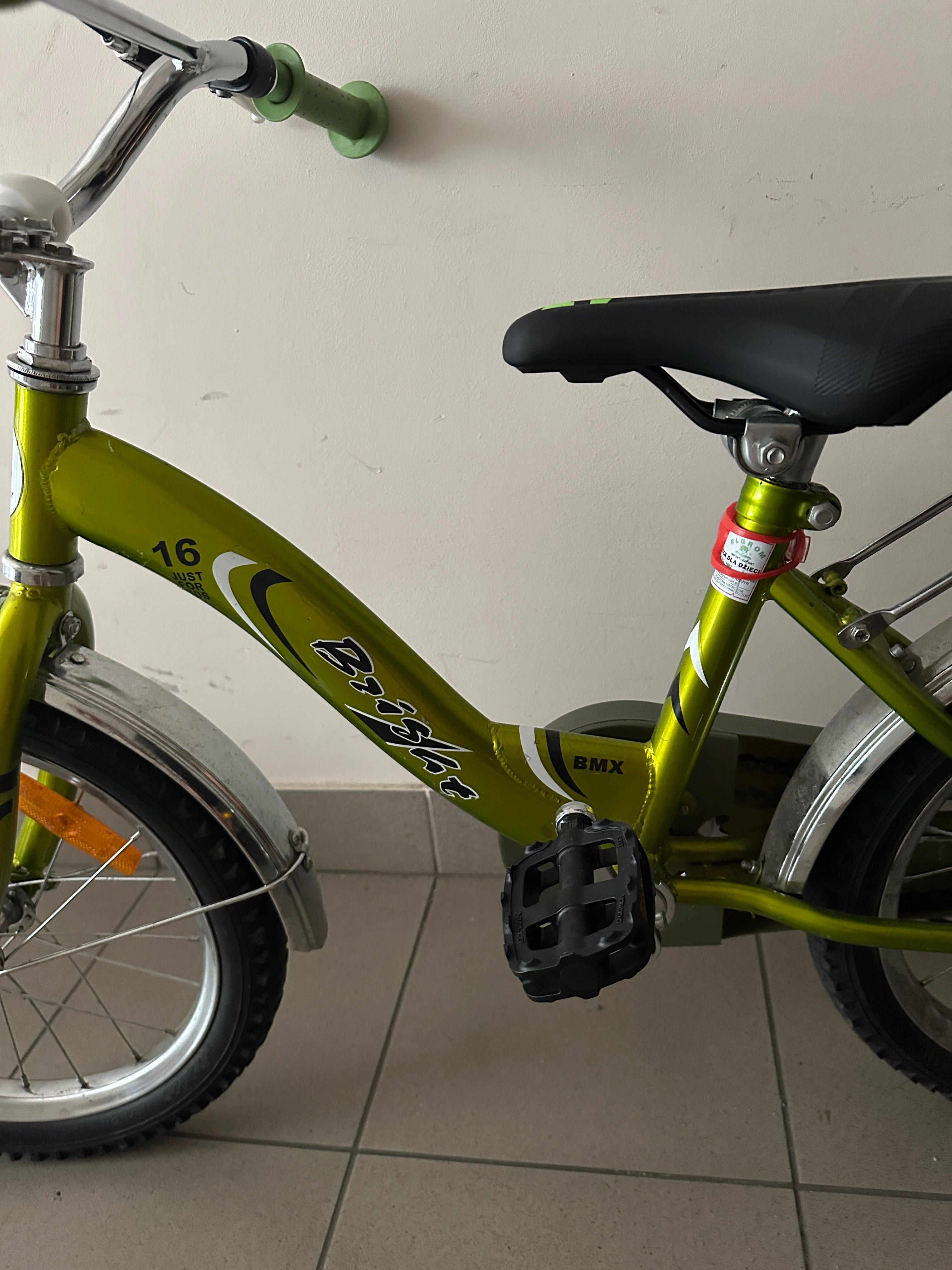 Rowerek Bmx Bright Zielony 16 cali