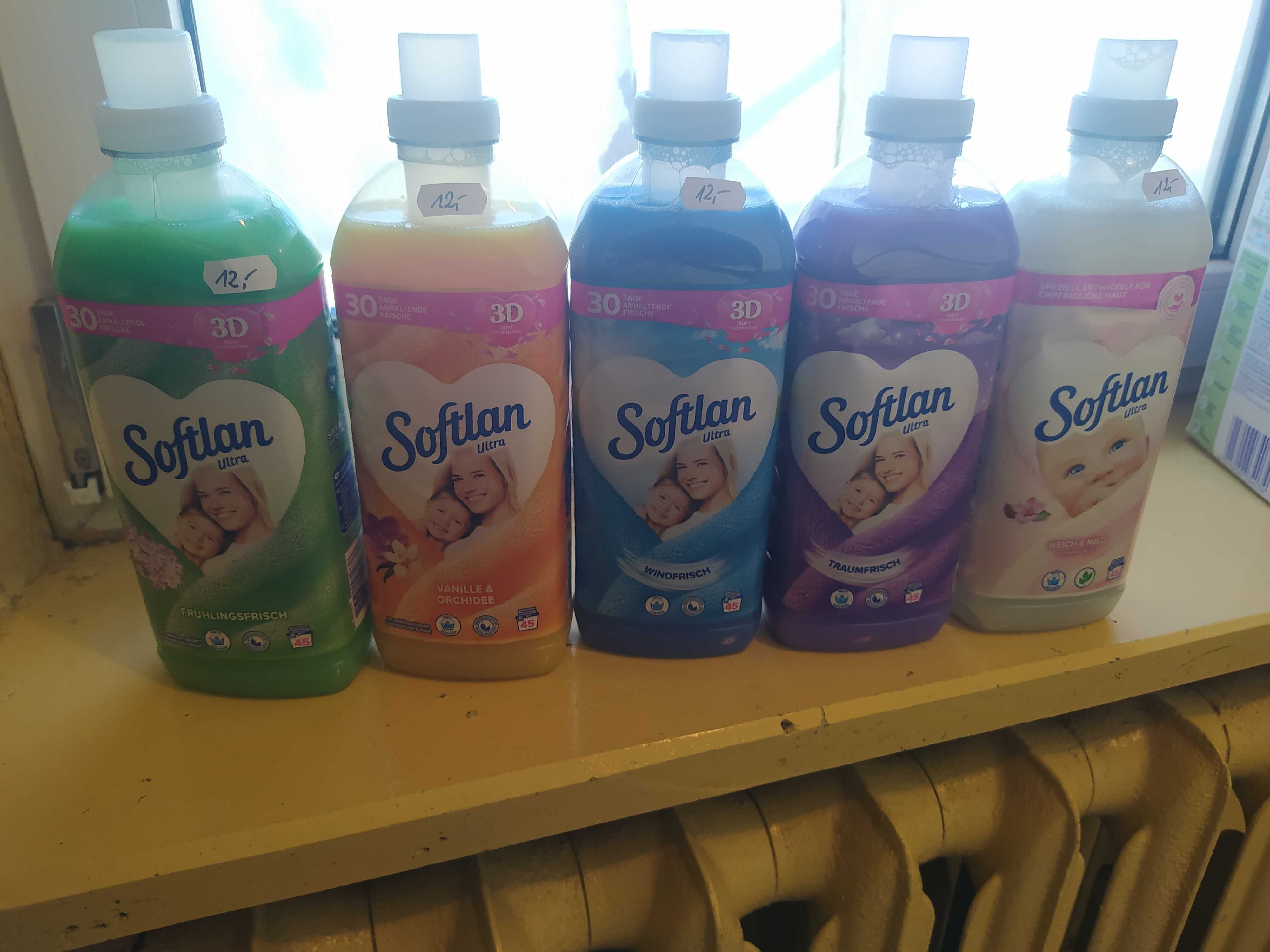 Softlan płyn do płukania 5 sztuk