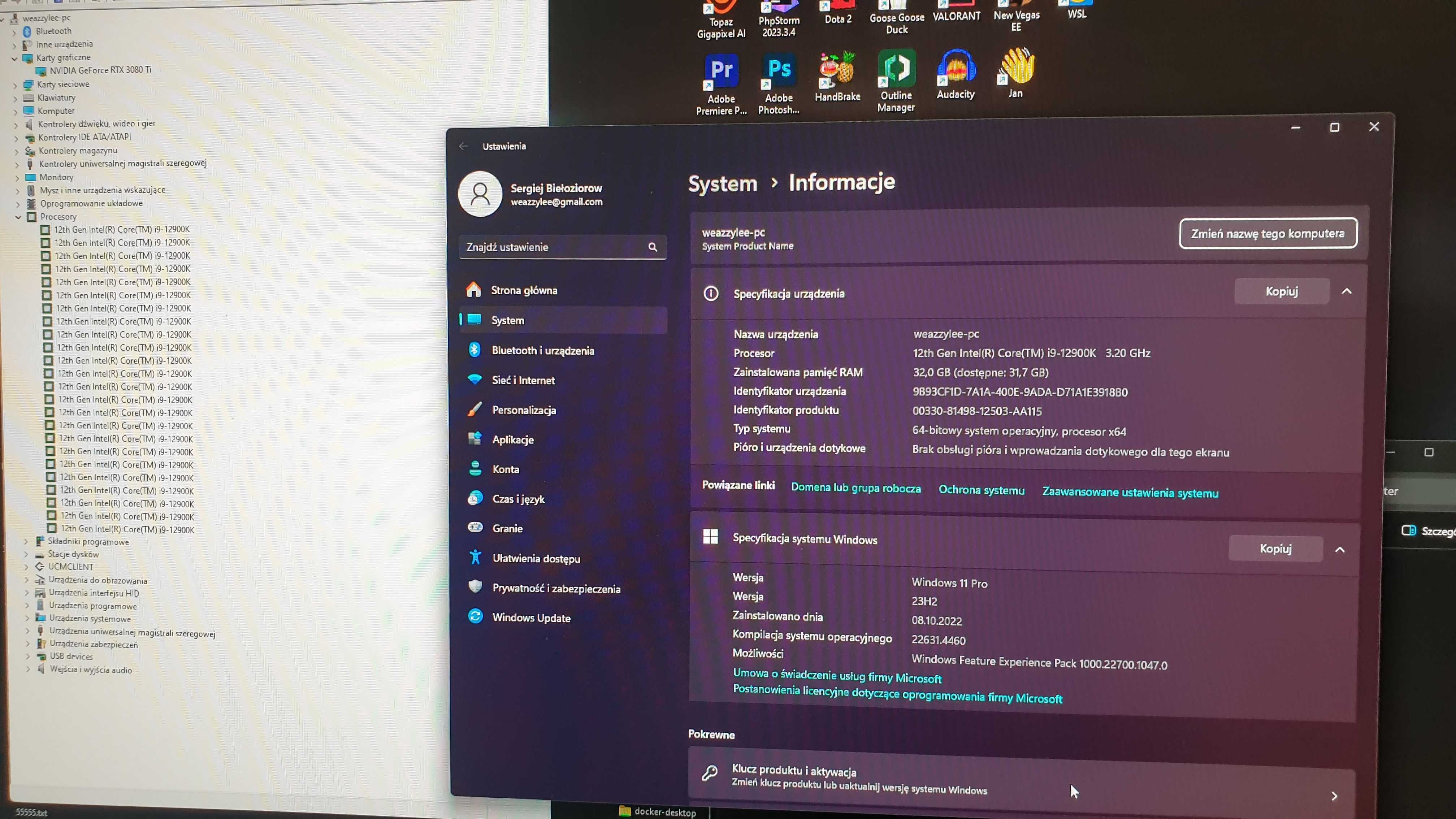 SPRZEDAM KOMPUTER HIGH-END (idealny stan, używany do pracy)