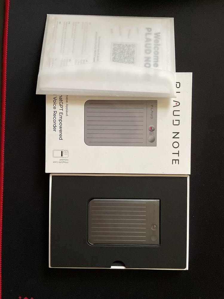 Диктофон Plaud Note ChatGPT Empowered AI Voice Recorder Black