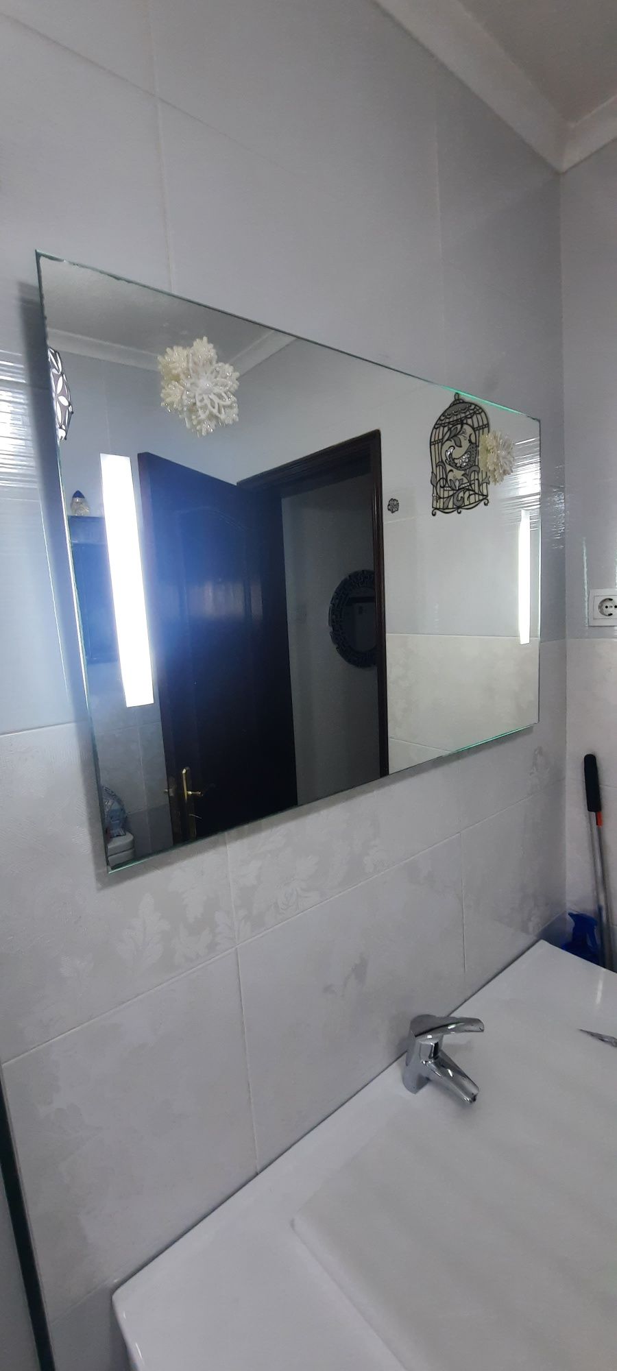 Espelho wc  com iluminação