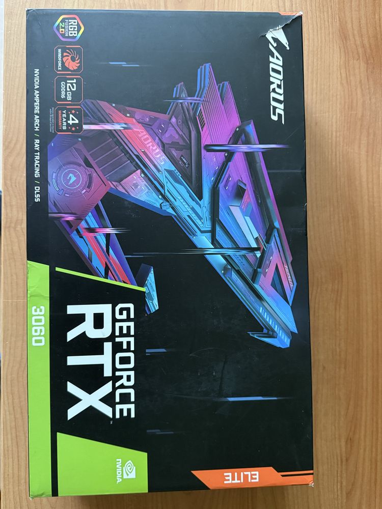 Gigabyte Aorus GeForce RTX 3060 Elite 12GB GDDR6