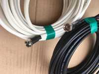 кабельная сборка RG-58 2*10 метров F-male и SMA-male для 4G mimo lte