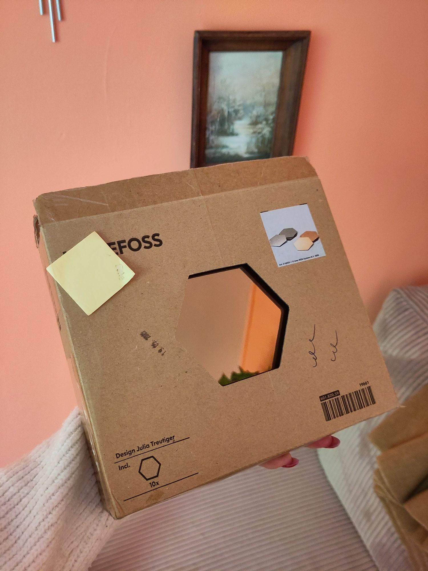 IKEA honefoss lustra heksagon plaster miodu
