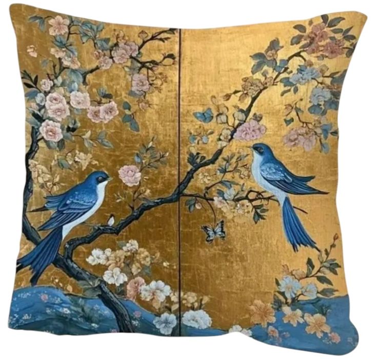 Decoração - Capa de Almofada Passarinhos