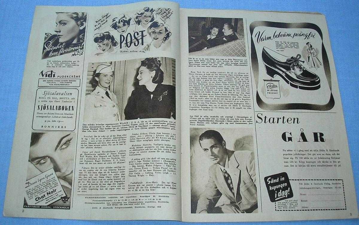 FilmJournalen nr 41 z 10 października 1943 r.