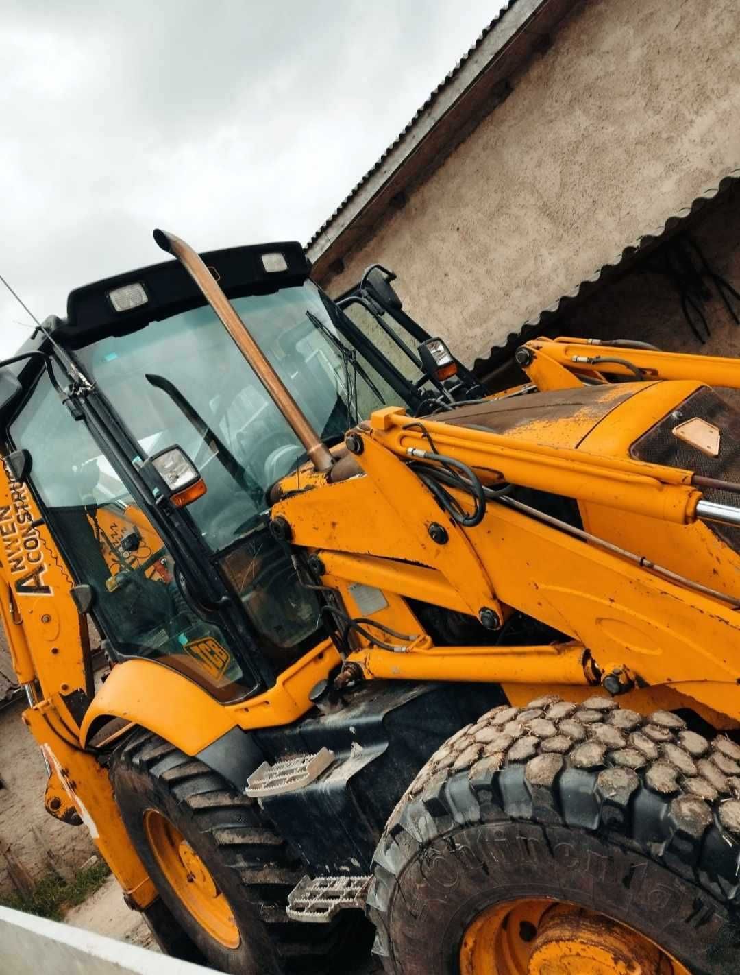 Usługi koparko ładowarką jcb 3 cx