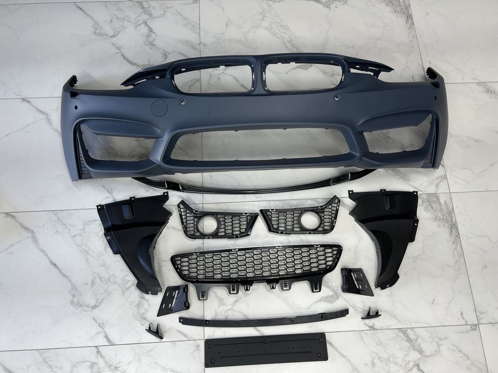 Обвіс для BMW F30 M3 look бампер передній задній пороги m pakiet кіт